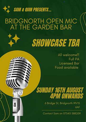 Open Mic 16th August