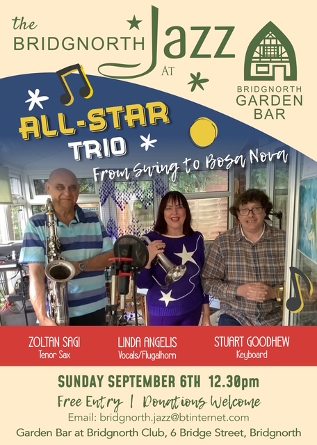 All-star Trio 6th September.