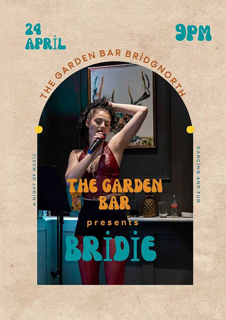 Bridie at the Garden Bar