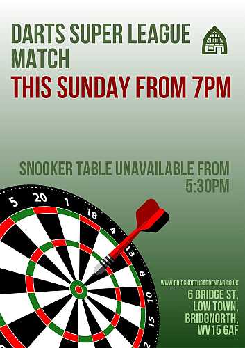 Bridgnorth Darts Super League