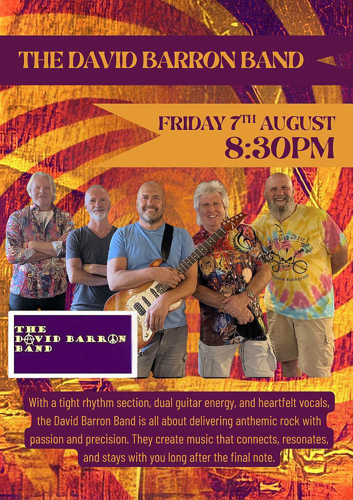 The David Barron Band 7th august