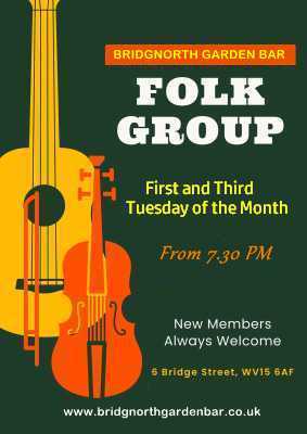 Bridgnorth Folk Group Poster