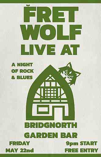 Fret Wolf live at the Garden Bar
